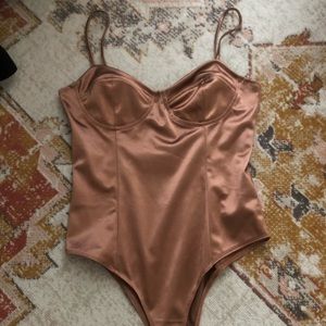 NWT forever 21 bustier body suit sz M
